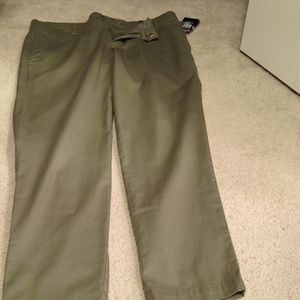 Olive green pants